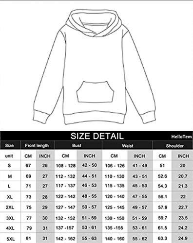 IVONDA Sudadera con Capucha de Peso Pesado