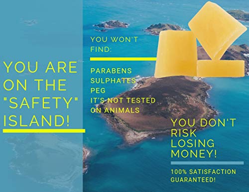 Jabón Natural Artesanal con Extracto de Caracol y Polvo de Oro. Pastilla de Jabón Antibacteriano y Antifúngico. Para Manos, Pies, Cara, Cabello y Cuerpo, 3x100 gr.