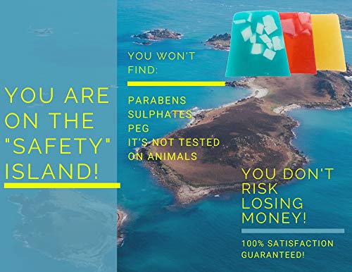 Jabón Natural Artesanal. Lote de 3 con Jabón de Algas, Jabón de Aceite de Rosas y Jabón de Extracto de Caracol. Para Manos, Pies, Cabello y Cuerpo. Antibacteriano y Antifúngico, 3x100 gr.