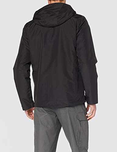 Jack Wolfskin Chilly Morning - Chaqueta de protección contra la intemperie para hombre, Hombre, Chaqueta de protección contra la intemperie., 1108353-6350004, phantom, large
