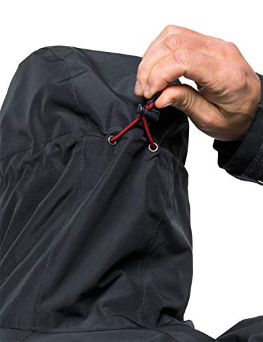 Jack Wolfskin Chilly Morning - Chaqueta de protección contra la intemperie para hombre, Hombre, Chaqueta de protección contra la intemperie., 1108353-6350004, phantom, large