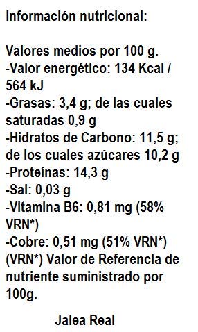 Jalea Real Fresca 30 grs - Jalea Fresca 30 grs - Energía Pura
