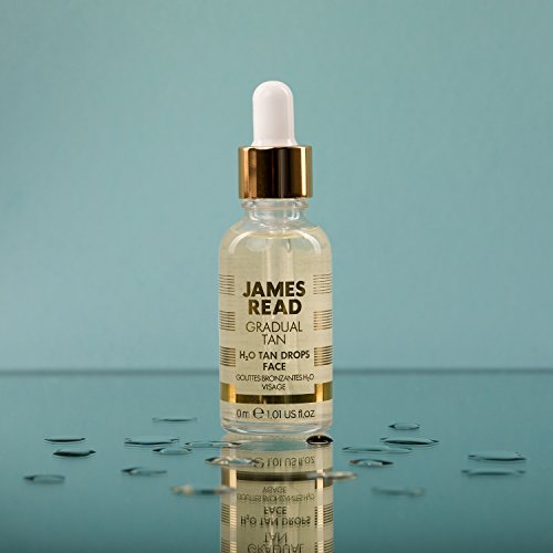 JAMES READ H20 Gradual Tan Drops Face (30ml) Works with Your Daily Skin-Care - for Natural Glowing Complexion - Featuring TANTONE Technology , Suitable for All Skin Types & Vegan-Friendly