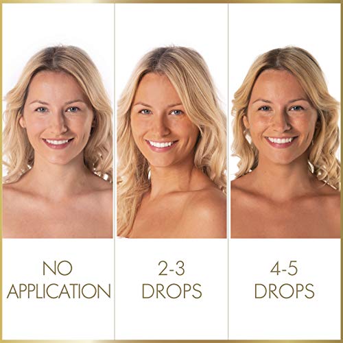 JAMES READ H20 Gradual Tan Drops Face (30ml) Works with Your Daily Skin-Care - for Natural Glowing Complexion - Featuring TANTONE Technology , Suitable for All Skin Types & Vegan-Friendly