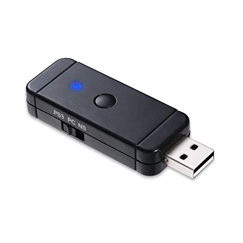 JAMSWALL inalámbrico Adaptador de controlador, XBOX / PS3 / PS4 adaptador de controlador inalámbrico para Nintendo Switch y Windows PC