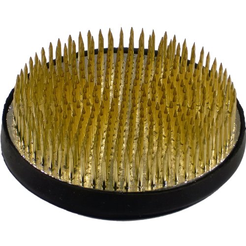 Japanese Ikebana Kenzan Flower Frog Round, 3 Inches, 391 Pins by M.V. Trading