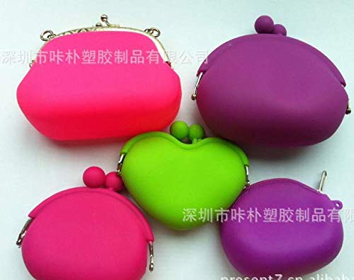 Jellbaby - Monedero pequeño de silicona para caramelos. melocotón