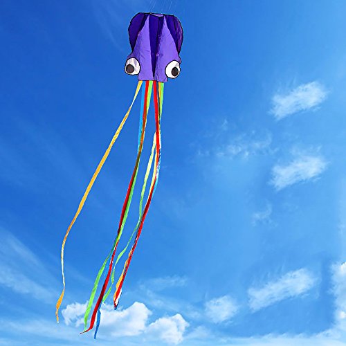 JERFER Cometas de Playa Juego al Aire Libre Juguetes Niños 2 Años Cola Larga Juguete Perfecto