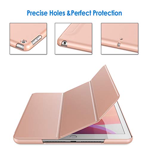 JETech Funda Compatible con iPad 8/7 (10,2 Pulgadas, 2020/2019 Modelo, 8.ª/ 7.ª Generación), Carcasa con Auto-Sueño/Estela, Oro Rosa