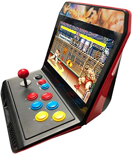 JFZCBXD HD 12 Pulgadas Juego de la Moneda City Classic Lucha de fichas de la arcada Retro de Doble balancín Inicio Consola de Juegos Retro Mini Jugador del Juego