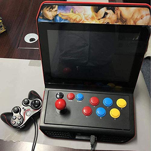 JFZCBXD HD 12 Pulgadas Juego de la Moneda City Classic Lucha de fichas de la arcada Retro de Doble balancín Inicio Consola de Juegos Retro Mini Jugador del Juego