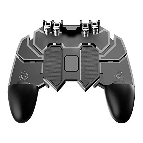 JJSFJH Controladores de PC Gamepads estándar Gamepad Seis dedo del botón móvil Controlador de juego de artefactos de juegos gratuitos for tecla de disparo Joystick Gamepad L1 R1 disparador de envío di