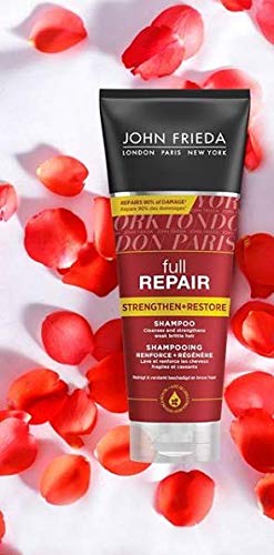 JOHN FRIEDA Full Repair Shampooing Renforce + Régénère 250 ml - Lot de 4