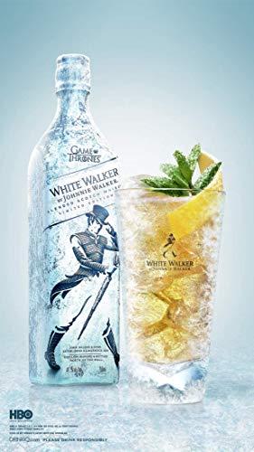 Johnnie Walker White Walker Whisky Escocés, Edición limitada Juego de Tronos - 700 ml