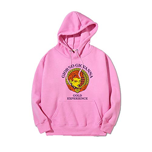 JoJo's Bizarre Adventure Hoodie,Unisexo Plus Velvet Long-Estampado De Manga Suéter Negro-Camisa Joan Regalos G XXL