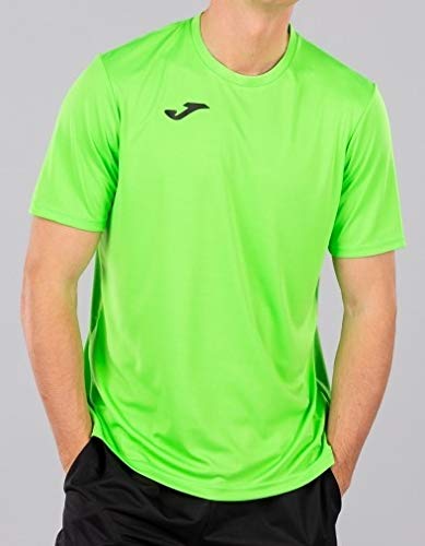 Joma Combi Camiseta Manga Corta, Hombre, Verde (Fluor), XL
