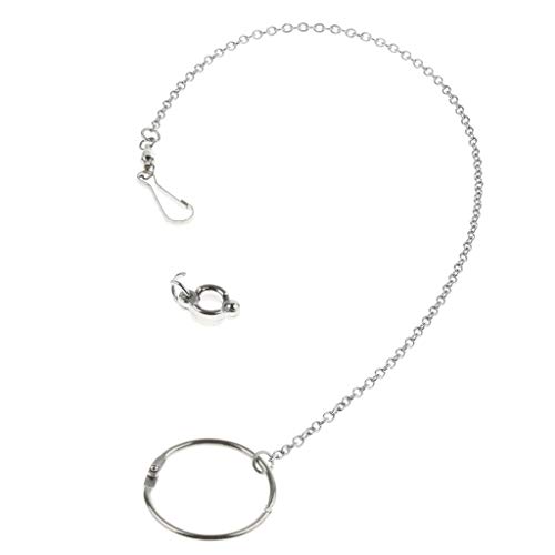 joyMerit Guacamayos Cacatúa Periquito Cadena De Pies Entrenamiento De Aves Anillo Para El Tobillo Suministros De Aves - 8