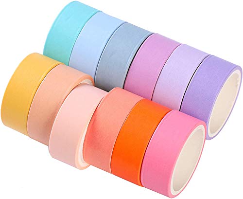 Juego de 30 rollos de cinta adhesiva Washi para manualidades, diseño de libros