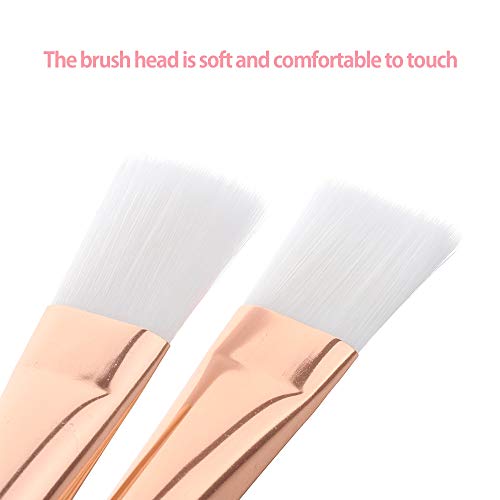 Juego de 9 brochas de maquillaje de limpieza facial con banda de pelo de gato y esponja, cepillo para mujeres y niñas, colorido