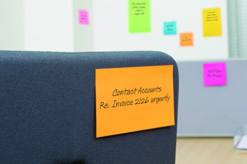Juego Post-it de 4 bloques de notas reposicionables, 152 x 101 mm, Multicolor