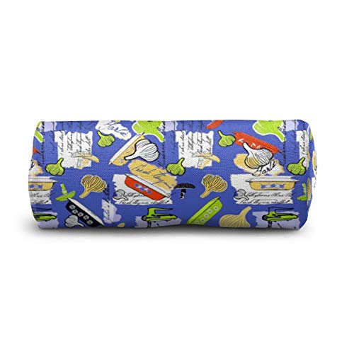 Julia's Kitchen - Estuche cilíndrico para lápices, con cremallera, para estudiantes