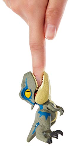 Jurassic World Dinobocazas, Pack de 4 dinosaurios de juguete para niños +4 años (Mattel GKH02)