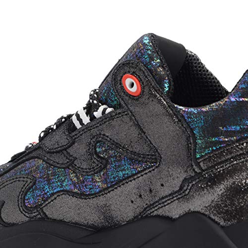 Just Cavalli P1THON - Zapatillas para Hombre, Color Negro, Talla 45 EU