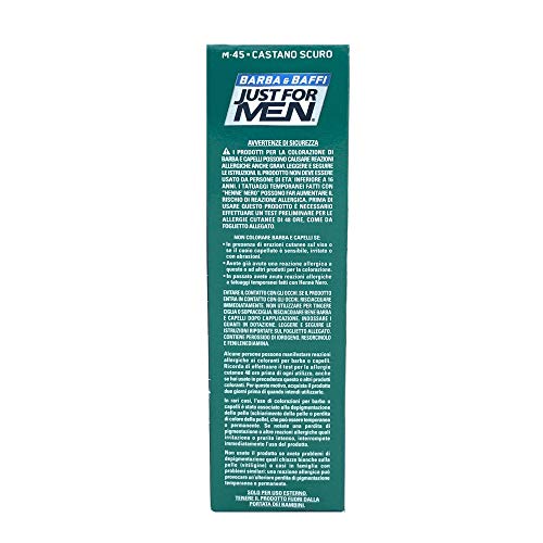 Just For Men Brush-In Color Gel Mustache & Beard Dark Brown M-45