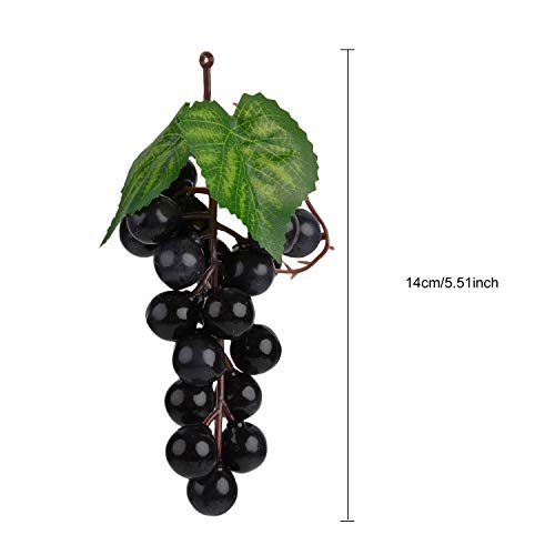JUSTDOLIFE 9 racimos de Uvas Artificiales Decorativas para Decoración De Mesa y Frutas, Frutas Falsas, Hogar, Cocina, Fiesta, Fotografía, Decoración De Boda etc