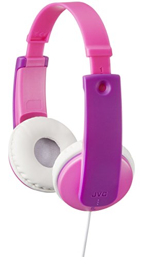 JVC Auriculares HA-KD7-P-E Color Rosa, Diseñado para Niños