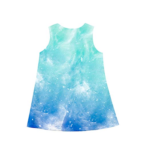 K-youth® Vestido para niña Fiesta Vestidos de Dibujos Animados de impresión en 3D sin Mangas para niños pequeños Ropa para niñas Casual Chicas Vestido de Playa Verano de 7 a 10 años Ninas