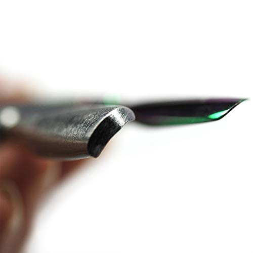 KADS 1pieza Empujador Levantador de Cutículas Cutícula Removedor de gancho delgado de Acero Inoxidable de color mágico