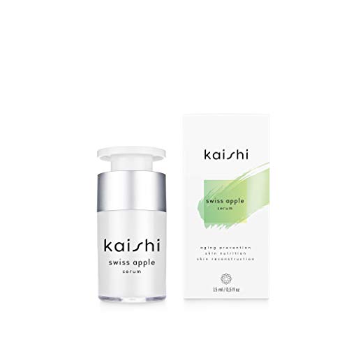 Kaishi - Sérum de células madre de manzana Swiss Apple para restaurar y proteger la piel con signos de envejecimiento, 15 ml