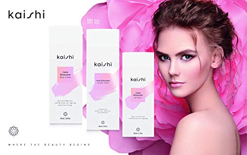Kaishi - Solución micelar Rose Blossom, con el pH perfecto para refrescar y purificar la piel, 200 ml