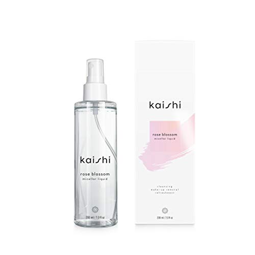 Kaishi - Solución micelar Rose Blossom, con el pH perfecto para refrescar y purificar la piel, 200 ml