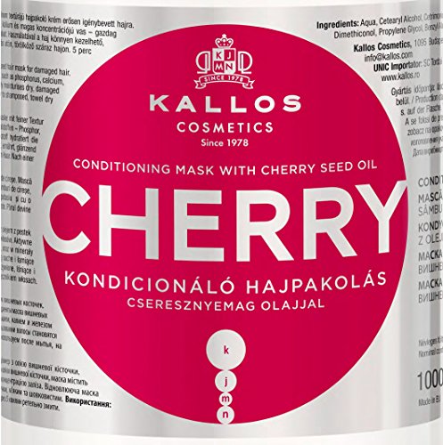 Kallos kjmn Cherry pelo Mask Extremo Máscara 1000 ml