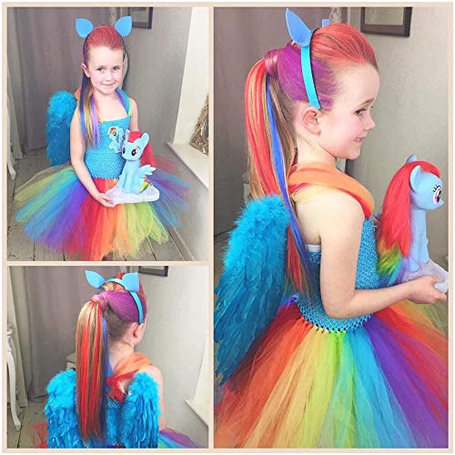 Kalolary Peine de Tiza Para el Pelo, 12pcs Lavables Tinte para Cabello, Color de pelo Temporal Hair Chalk Set para Niños Regalos Navidad Fiestas Cosplay DIY