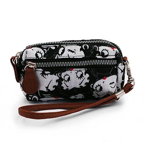 Karactermania Betty Boop Noir Bolsas de Aseo, 14 cm, Negro