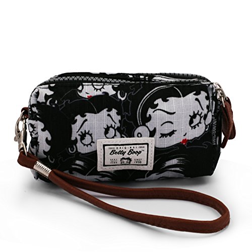 Karactermania Betty Boop Noir Bolsas de Aseo, 14 cm, Negro