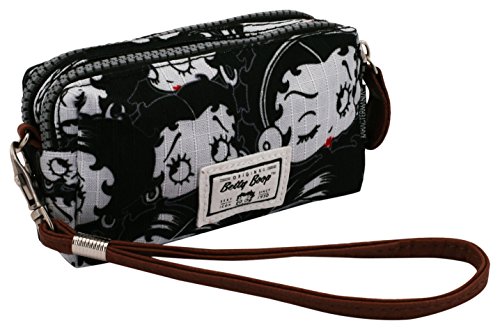 Karactermania Betty Boop Noir Bolsas de Aseo, 14 cm, Negro