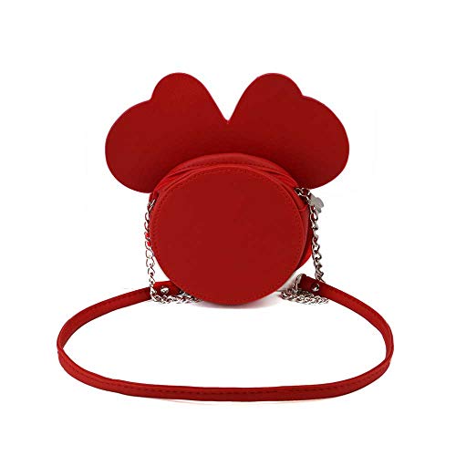 Karactermania Diseny Icons Minnie Mouse-Bolso Cadena Wide Bolso Bandolera, 20 cm, Rojo