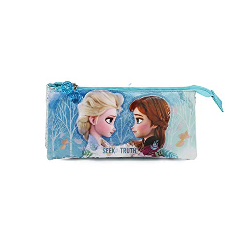 Karactermania Frozen 2 Seek - Estuche Portatodo Triple, Multicolor