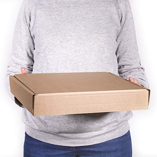 Kartox | Caja de Cartón Kraft Para Envío Postal | Caja de Cartón Automontable para Envío o Almacenaje | Talla L | 31X26X5.5 |20 Unidades