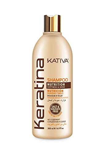 Kativa Keratina Nutrición Champú 500ml + Acondicionador 500ml + Tratamiento 250ml