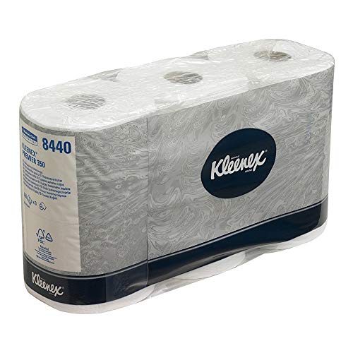KCP 8440 Kleenex Toilet Tissue ruedas, Estándar, Blanco, 1 paquete de 6 unidades
