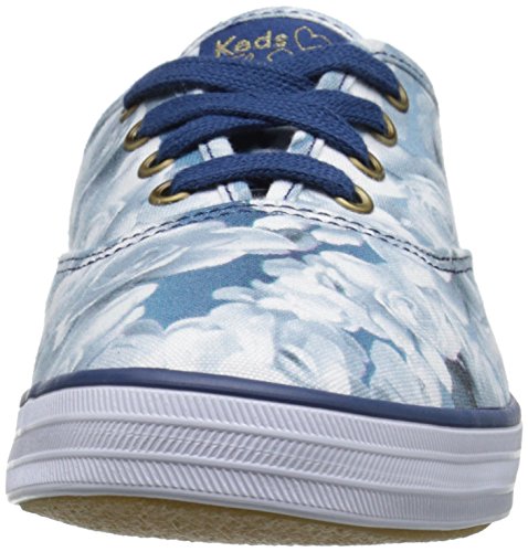 Keds Mujeres CH TS FLORAL Deportivos de Moda, DEEP BLUE, Talla 8.5
