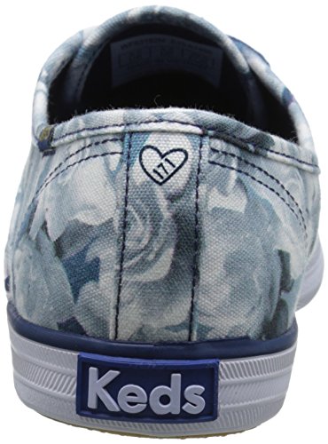 Keds Mujeres CH TS FLORAL Deportivos de Moda, DEEP BLUE, Talla 8.5