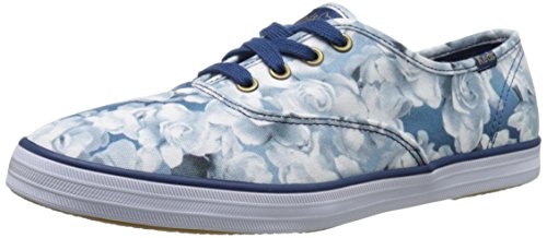 Keds Mujeres CH TS FLORAL Deportivos de Moda, DEEP BLUE, Talla 8.5