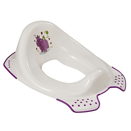 keeeper Reductor de Inodoro Hippo, De 18 Meses a 4 Años, Antideslizante, Ewa, Blanco