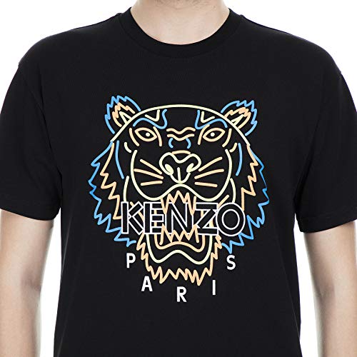 Kenzo Camiseta de Tigre Cara Negra Black Small
